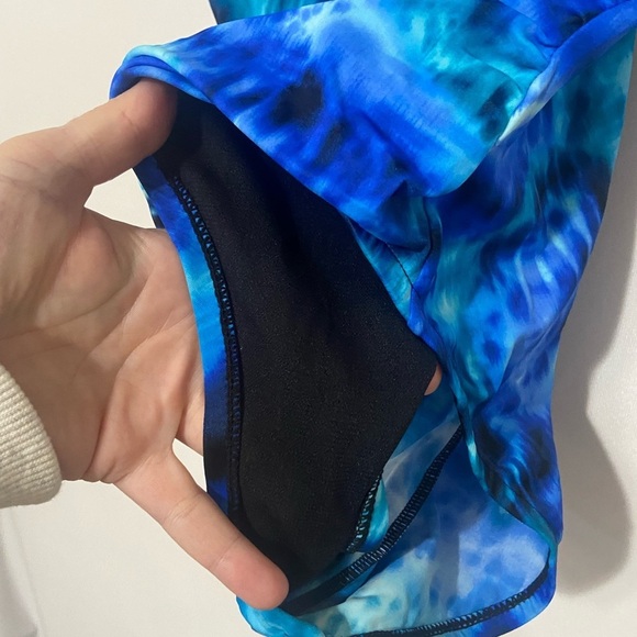 Aqua Green full coverage one piece swimsuit - Picture 3 of 7